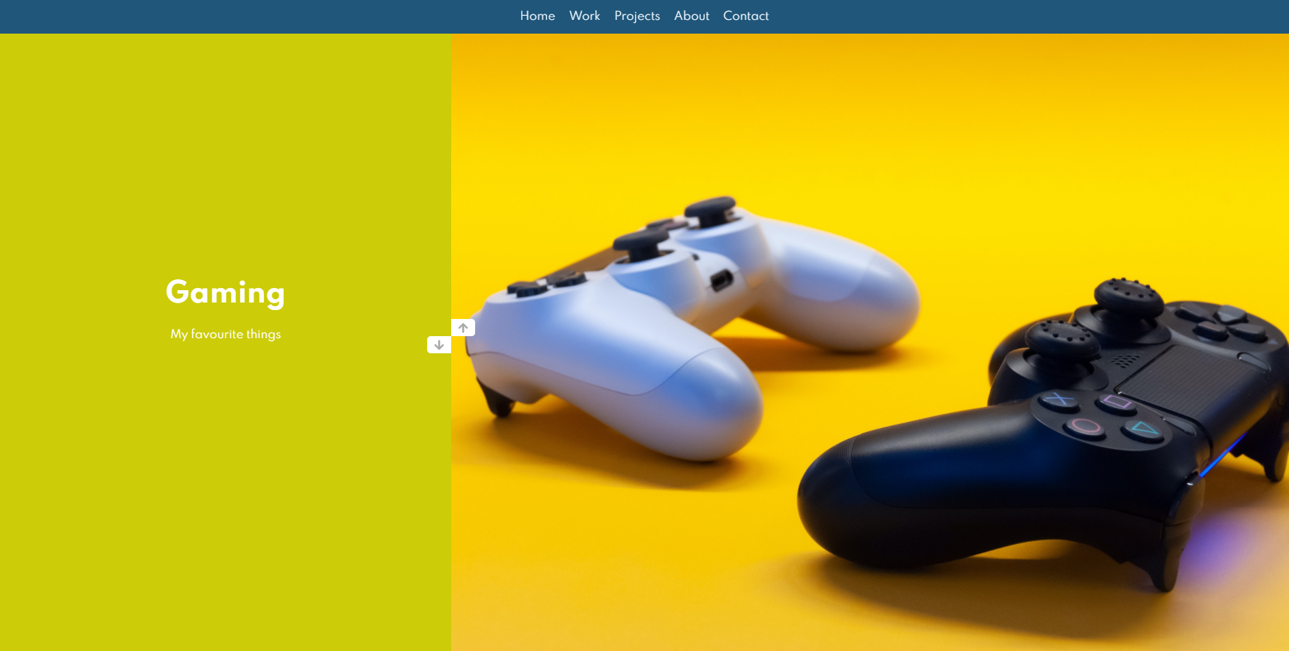 desktop image slider